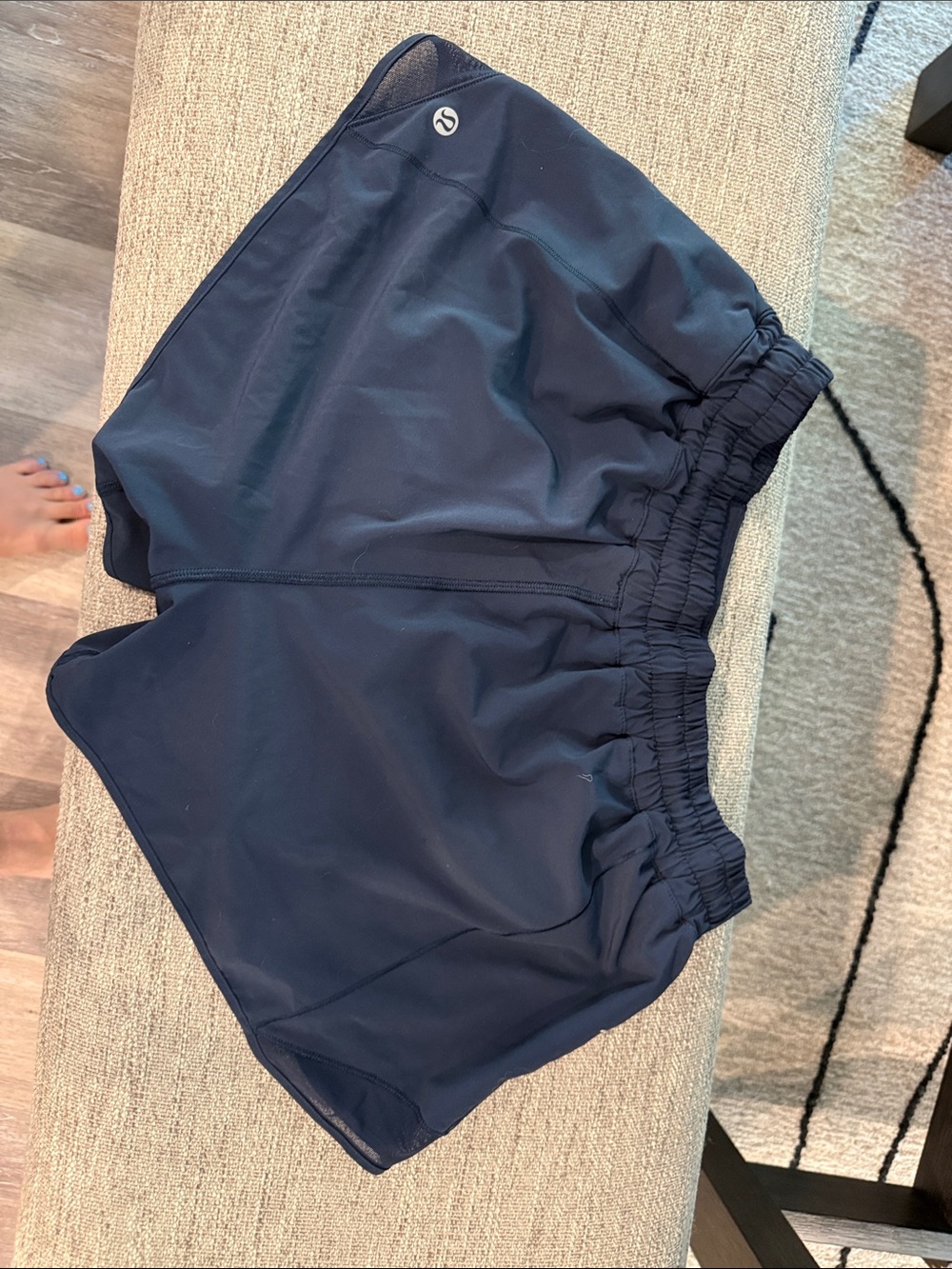 lululemon athletica Women's Navy Athletic Shorts
